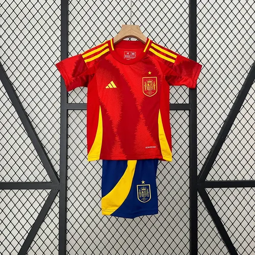 2024 España Camiseta de Fútbol Local AAA Grado Aficionado Talla Infantil — view 1
