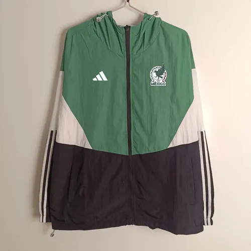 2025 Mexico Windbreaker Green Soccer Jersey  — view 1