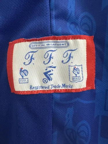 1996 Retro France Home Football Shirt  — view 9