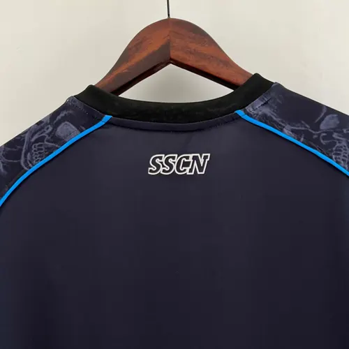 2023/2024 Napoli Halloween Special Edition Black Soccer Jersey  — view 4
