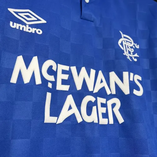 1987/1990 Retro Rangers Heim-Fußballtrikot  — view 7