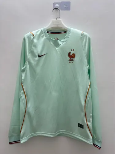 2026 Langarm Frankreich Auswärts Fußballtrikot  