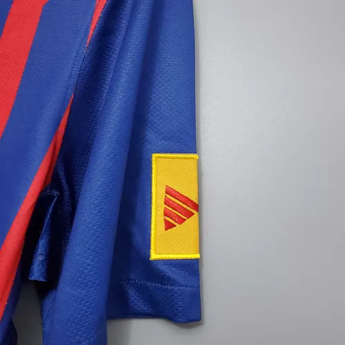 Camisa de Futebol Retro Barcelona Casa 2011/2012  — view 9