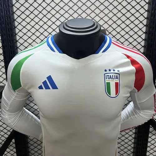 2024-2025 Player Version Italy Away Long Sleeve Football Shirt  — view 3