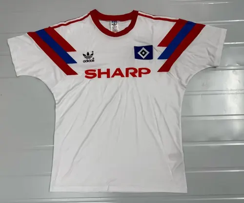 1990/1991 Retro Hamburger SV Home Football Jersey   — view 1