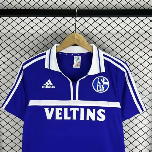2000/2002 Retro Schalke 04 Home Football Jersey   — view 3