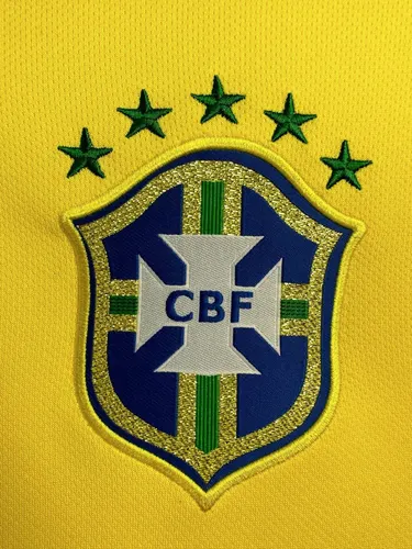 2014 Retro Brazil Home Soccer Jersey  — view 5