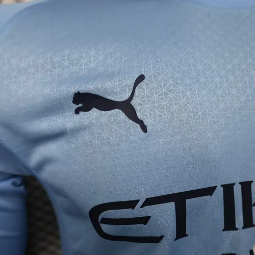 2025/2026 Long Sleeve Player Version Manchester City Home Football Shirt  — view 4
