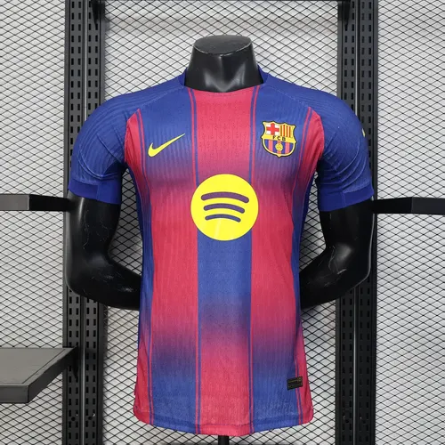 قميص برشلونة المنزلي لكرة القدم نسخة اللاعب 2025/2026 جودة تايلاندية