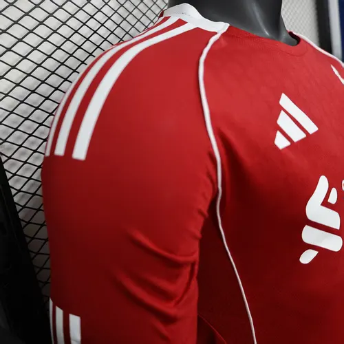 2025/2026 Spielerversion Liverpool Heim Langarm Fußballtrikot   — view 7