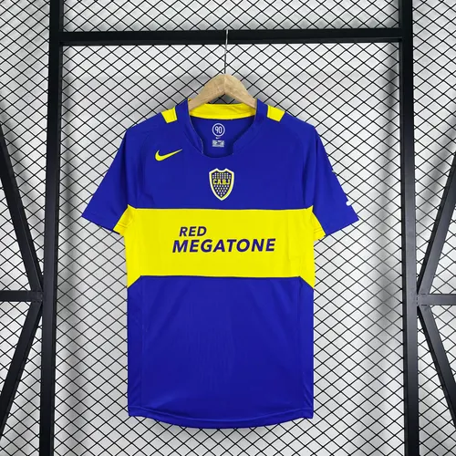 2005/2006 Retro Boca Juniors Heim Fußballtrikot   — view 1