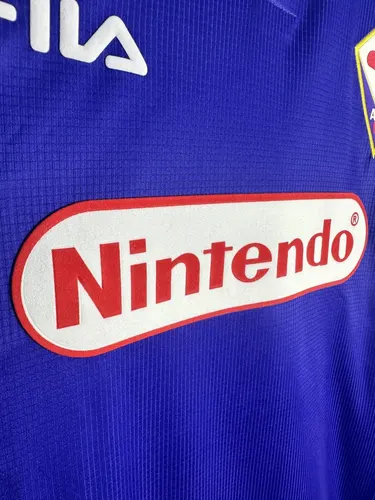 1998/1999 Retro Long Sleeve Fiorentina Home Soccer Jersey  — view 6