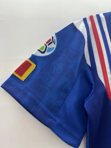 1996 Retro France Home Football Shirt  — view 7