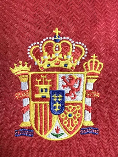 1998 Retrô Espanha Casa Camisa de Futebol  — view 4