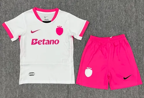 قميص كرة القدم Sporting Lisbon Red October 2025/2026 جودة تايلاندية مقاس أطفال — view 1