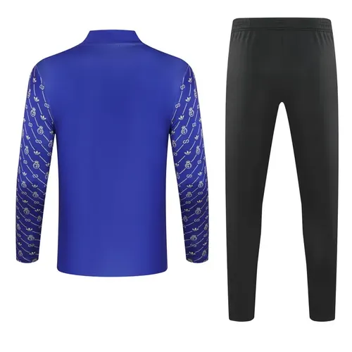 2024/2025 Real Madrid Púrpura Real Conjunto de Entrenamiento de Media Cremallera Camiseta de Fútbol  — view 2