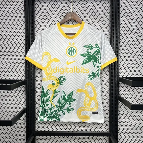 2024/2025 Inter Mailand Sonderedition Gelb Fußballtrikot AAA fan-gradät