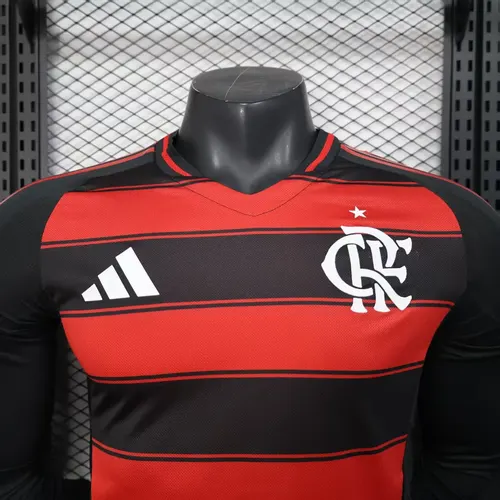 2025/2026 Manches Longues Version Joueur Flamengo Maillot Domicile  — view 3