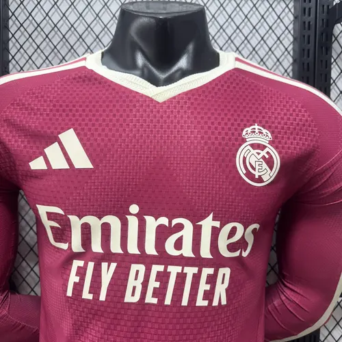 2026/2027 Manga Longa Versão Jogador Real Madrid Terceiro Visitante Camisa de Futebol   — view 6