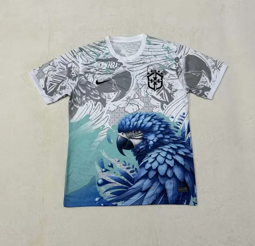2025 Camiseta de Fútbol Blanca y Azul Edición Especial Brasil AAA calidad aficionado — view 6