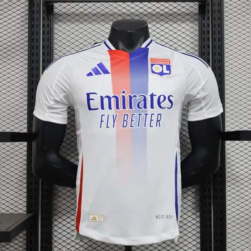 2024/2025 Spielerversion Lyonnais Heim-Fußballtrikot  — view 1