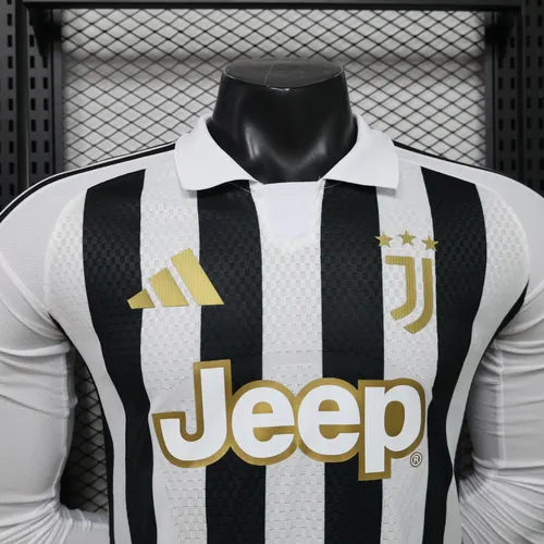 2026/2027 Long Sleeve Player Version Juventus Home Football Jersey   — view 3