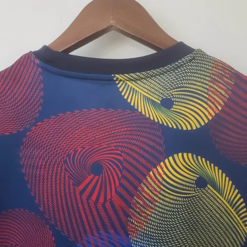 2022 Spain Training Wear Colorful Soccer Shirt — view 6