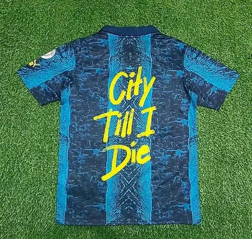 2025/2026 Manchester City Limited Edition Blue Football Shirt   — view 2