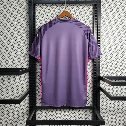 Camiseta de Fútbol Morada del Portero Manchester City 2023/2024  — view 2