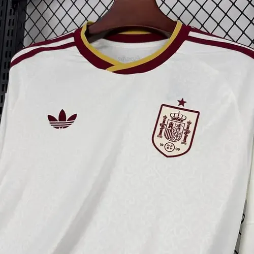 2026 Spain National Team Away Long Sleeve Football Shirt  — view 3