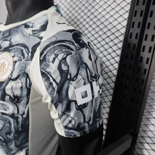 2025/2026 Player Version Manchester City Gray Special Edition Football Jersey  — view 4