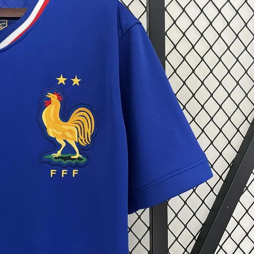 Camiseta de Fútbol 2024 de Francia Local AAA calidad aficionado — view 6