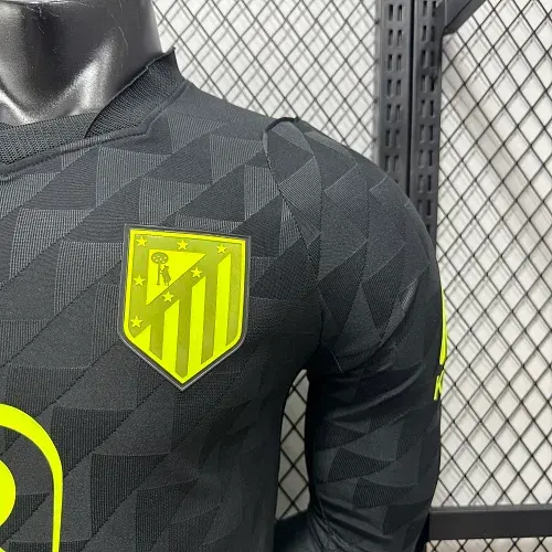 Camisa de Futebol Atlético de Madrid 2026/2027 Fora Manga Longa Versão Jogador   — view 7