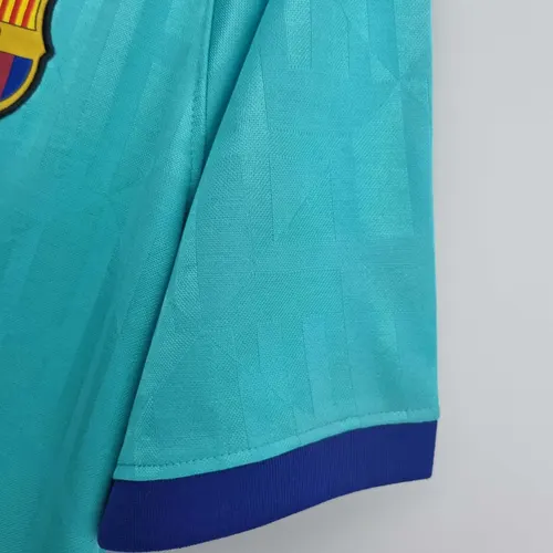 2019/2020 رجعي برشلونة ثالث خارج أرضه قميص كرة قدم جودة تايلاندية — view 8