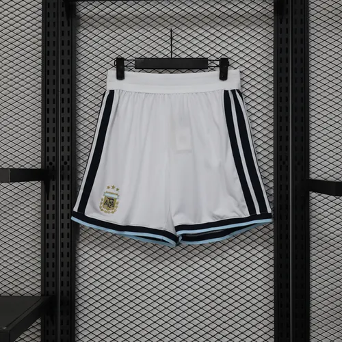 2026 Player Version Argentina National Team Home White Shorts  — view 3