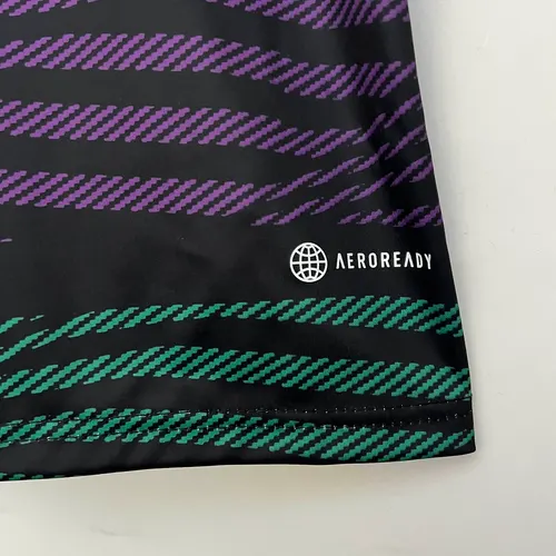 Camisa de Treino do Real Madrid 2023/2024 Listras Verdes e Roxas — view 6