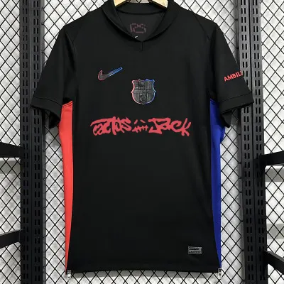 2024/2025 Barcelona x Travis Scott Collab Auswärts Fußballtrikot  — view 1