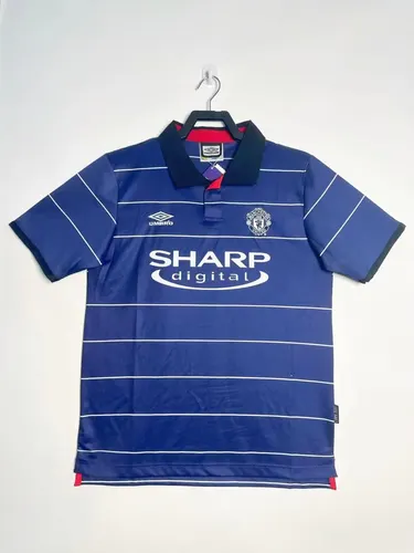 Maillot de football extérieur rétro 1999/2000 Manchester United landaise