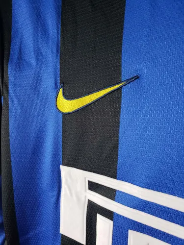 1998/1999 Retro Long Sleeve Internazionale Milan Home Football Jersey  — view 5