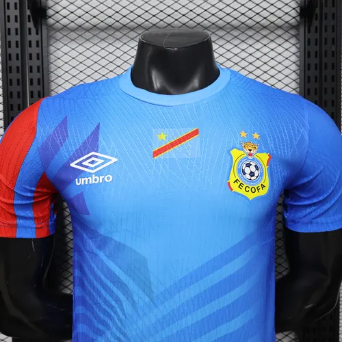 2026 Player Version Congo Home Blue Football Shirt  — view 3