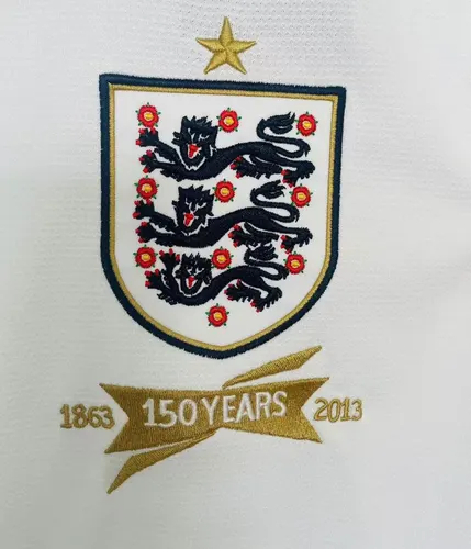 2013 Retro Inglaterra Local Camiseta de Fútbol  — view 3