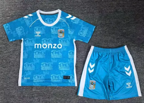 2025/2026 Coventry City Heim Fußballtrikot AAA fan-gradät Kindergröße — view 1