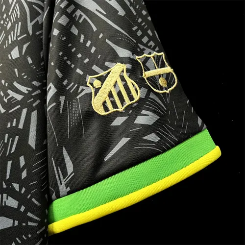2023/2024 Brasilien Sonderedition Schwarz Trikot AAA fan-gradät — view 8