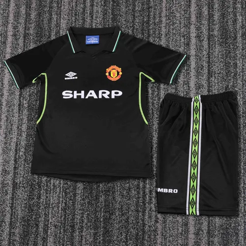 Camiseta Retro Manchester United Tercera Equipación 1998-1999  Talla Infantil — view 1