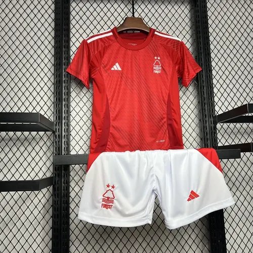 2024/2025 قميص كرة قدم منزلي لـ Nottingham Forest مقاس أطفال جودة تايلاندية — view 3