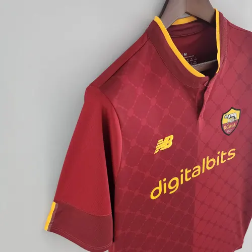 2022/2023 Roma Home Soccer Jersey  — view 6