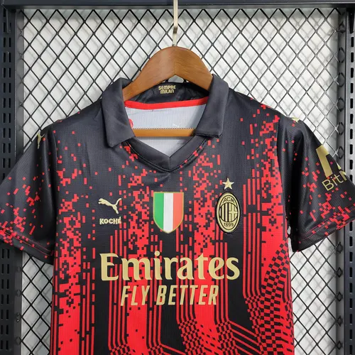 2022/2023 AC Milan Fourth Away Soccer Jersey  Kids Size — view 3