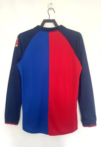 1999/2000 Retro Barcelona Heim 100. Jubiläumsausgabe Fußballtrikot Langarm Thailand-Qualität — view 2