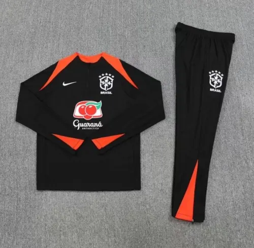 2026 Brazil Survêtement mi-long maillot de foot AAA qualité fan ensemble — view 2