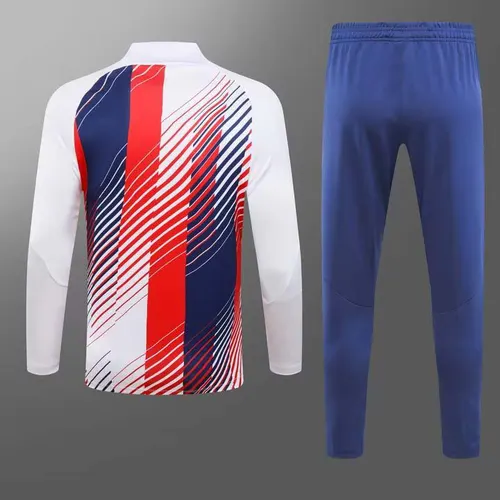 2023/2024 Barcelona Edición Especial Mono de Entrenamiento Semi-Cremallera Blanco Conjunto de Camiseta — view 2